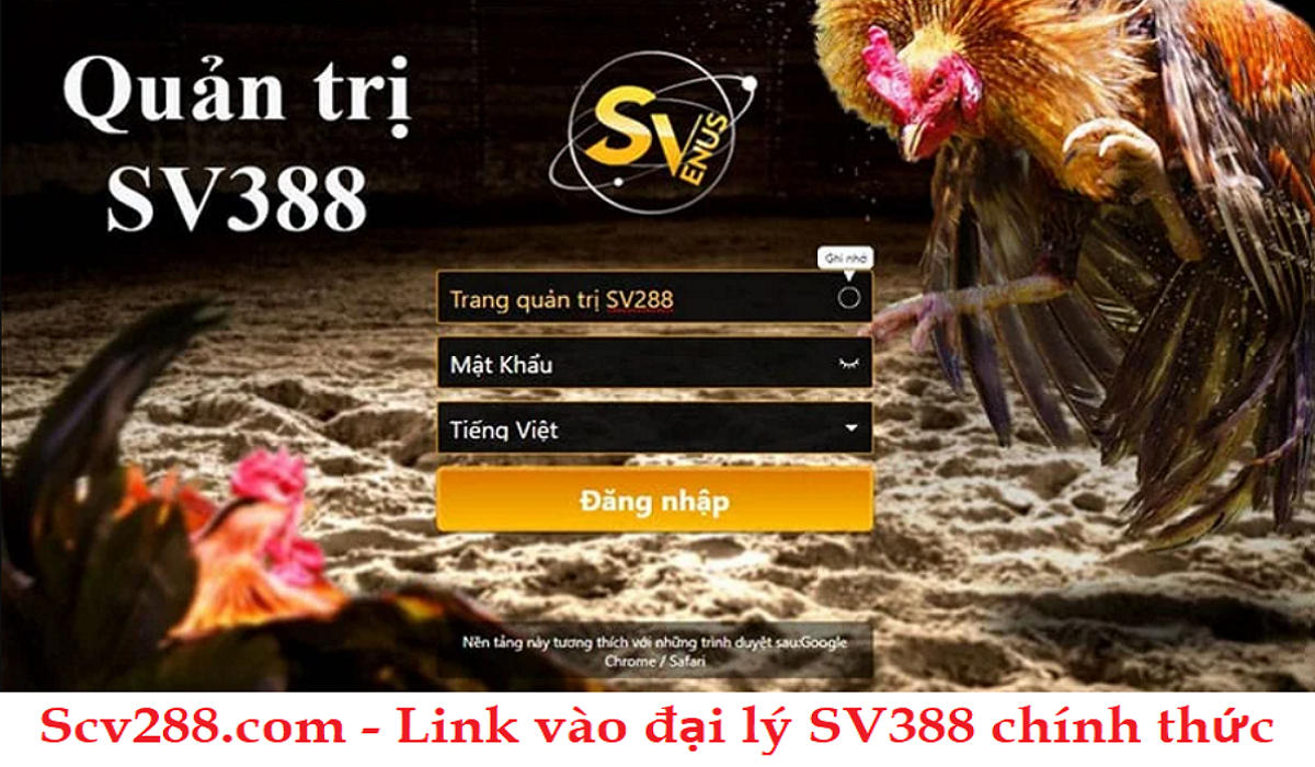 Scv288.com – Link vào đại lý SV388