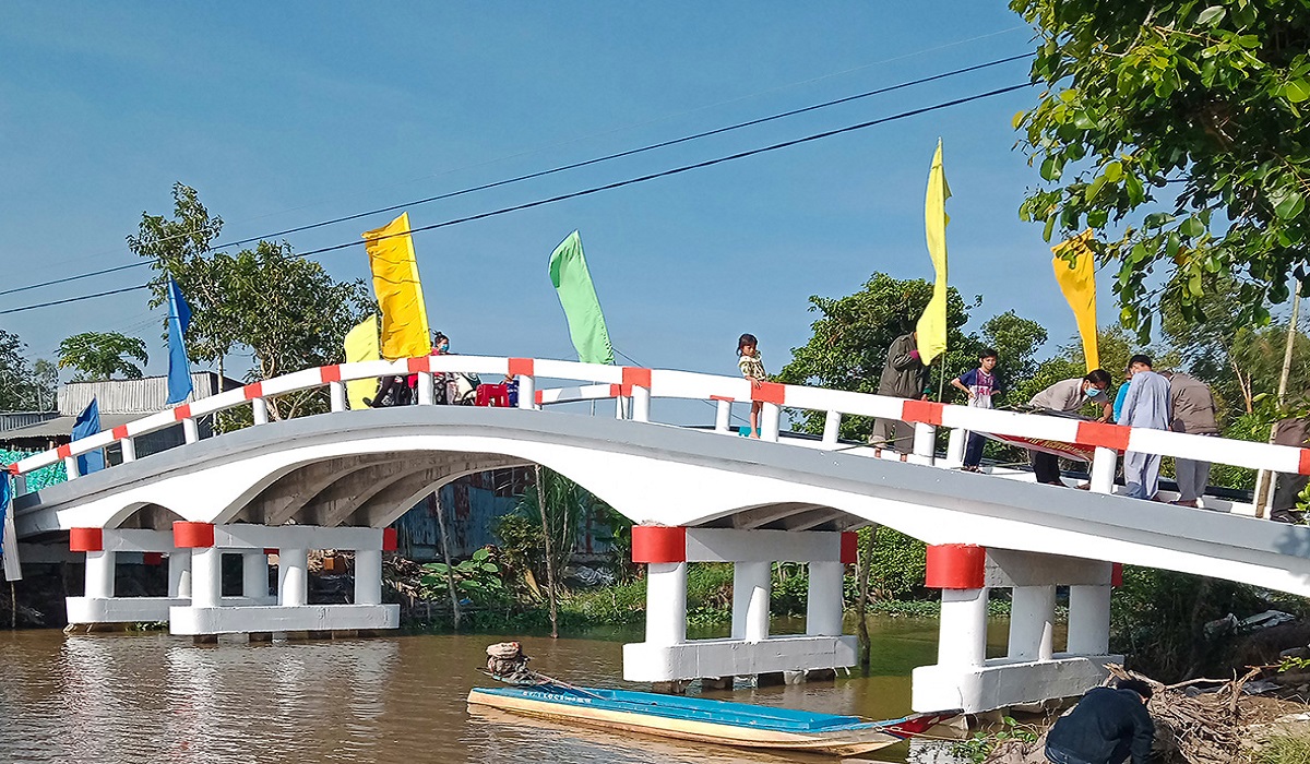 Đá Gà Thomo SV388 hỗ trợ kinh phí xây 1 cây cầu ở Tiền Giang